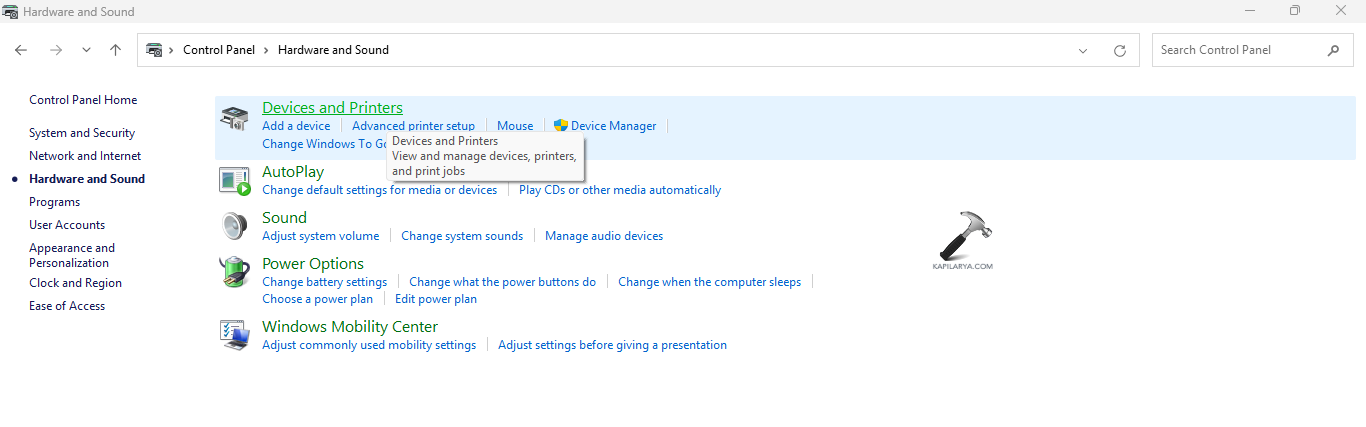 Opening device and printers
