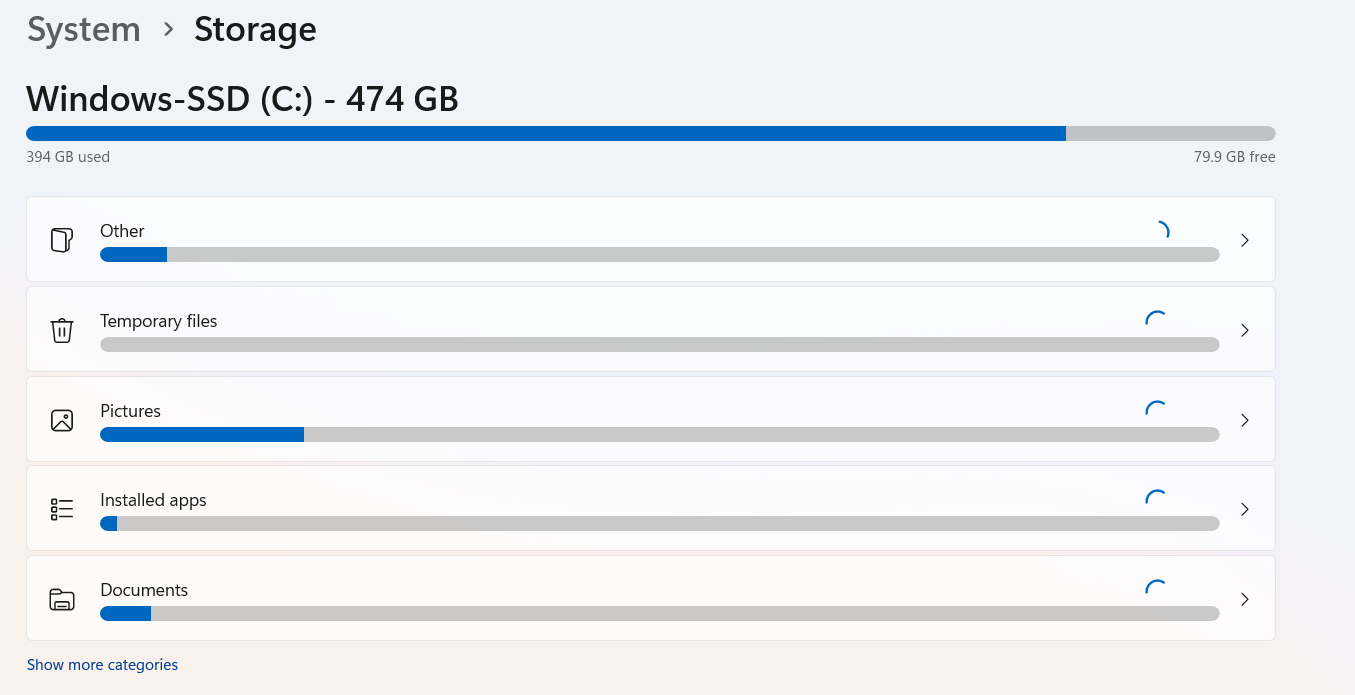Check Available Disk Space