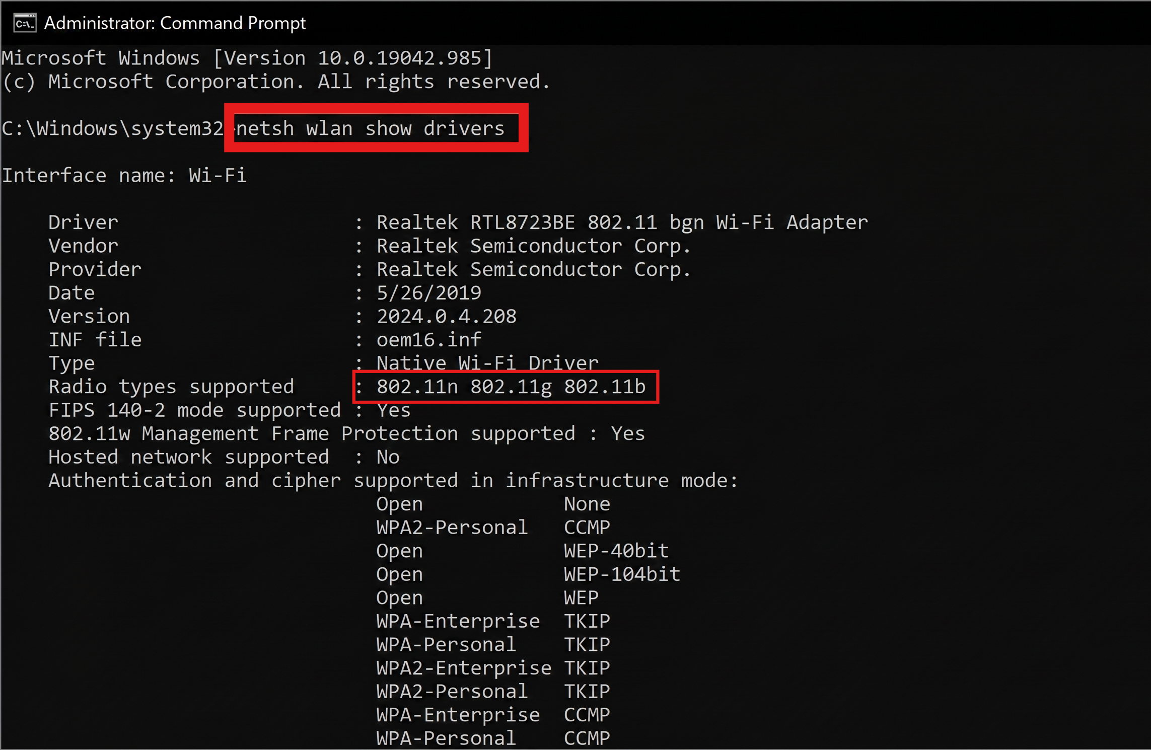 Check if Your PC Supports 5GHz WiFi: Windows 11 not connecting to 5GHz WiFi network