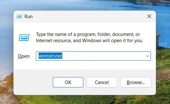Clear Store Cache: slow download speed in Microsoft Store