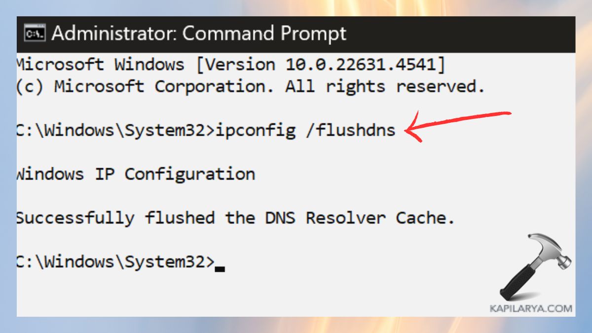 Clear Your System’s DNS Cache