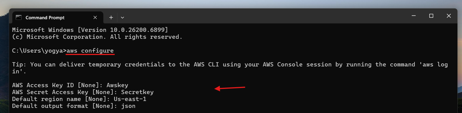 Configure AWS CLI