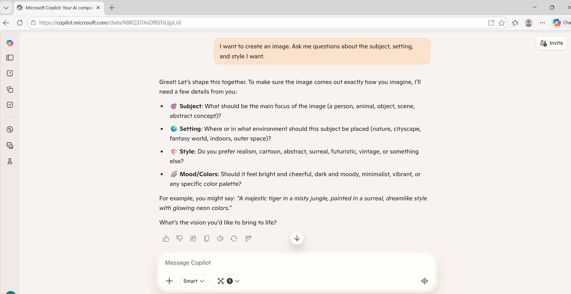 Create Images: AI features inside Microsoft Edge