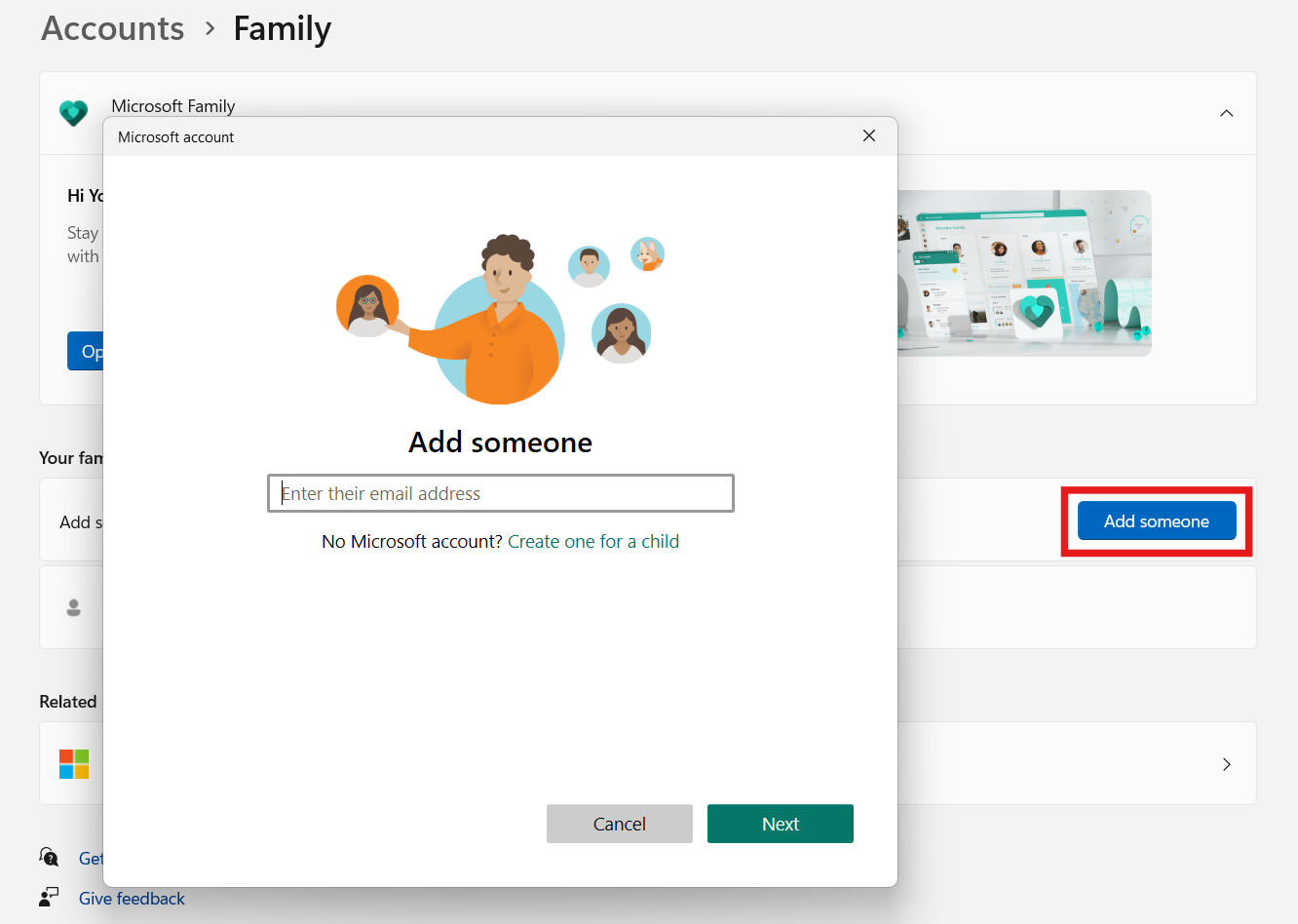 Create a new profile