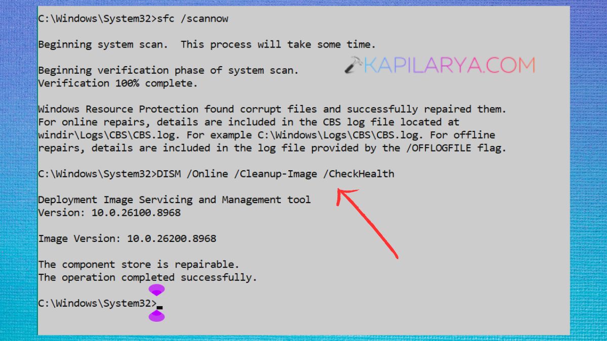 DISM to Repair Corrupted Windows System Files