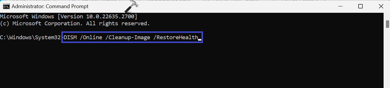 Fix: Video Memory Management Internal on Windows 11/10 - DISM