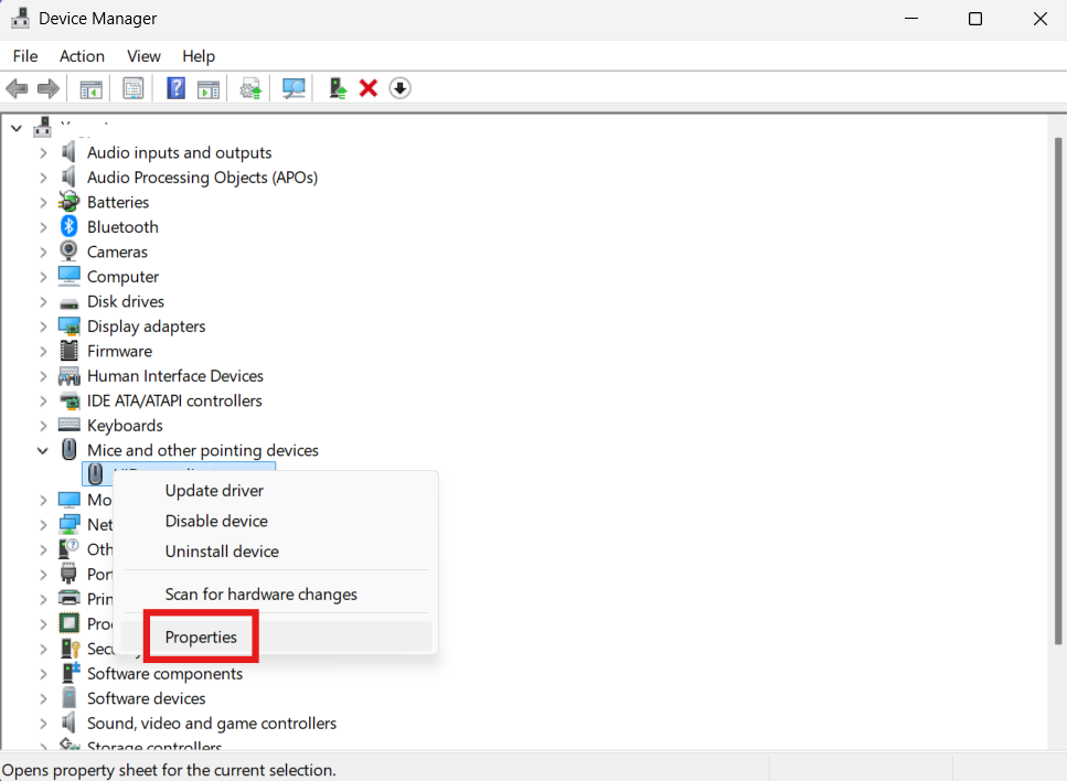 Choose Device Properties: Windows 11 Won’t Wake Up From Sleep