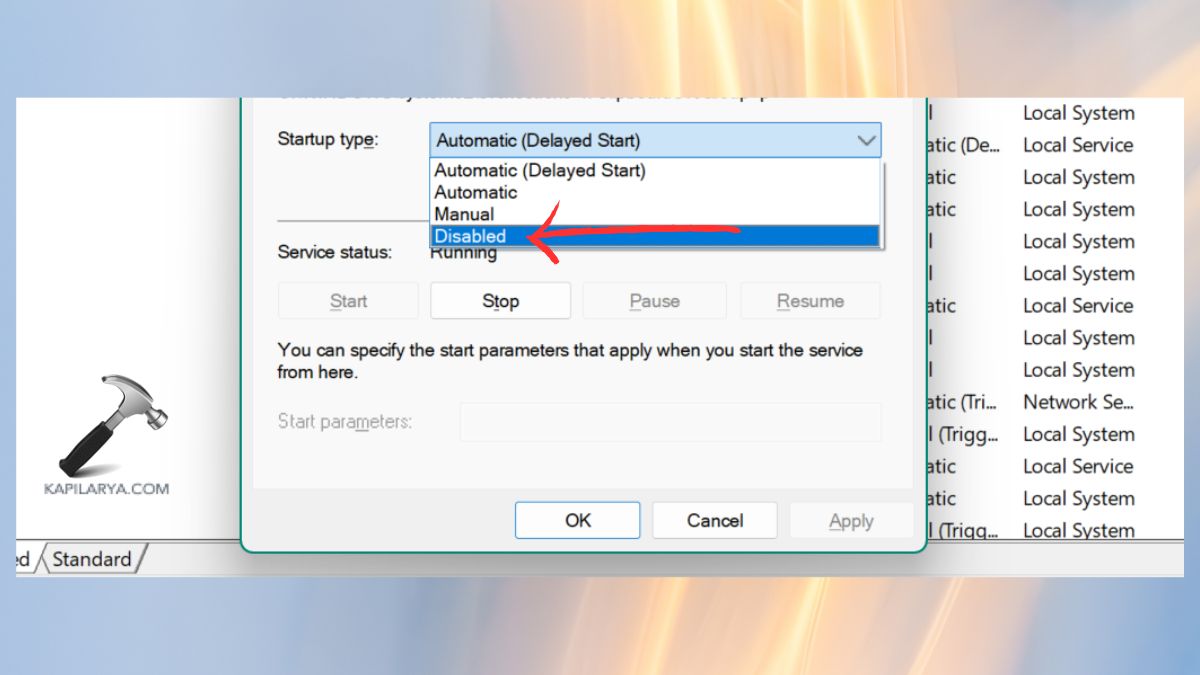 Disable Client License Service