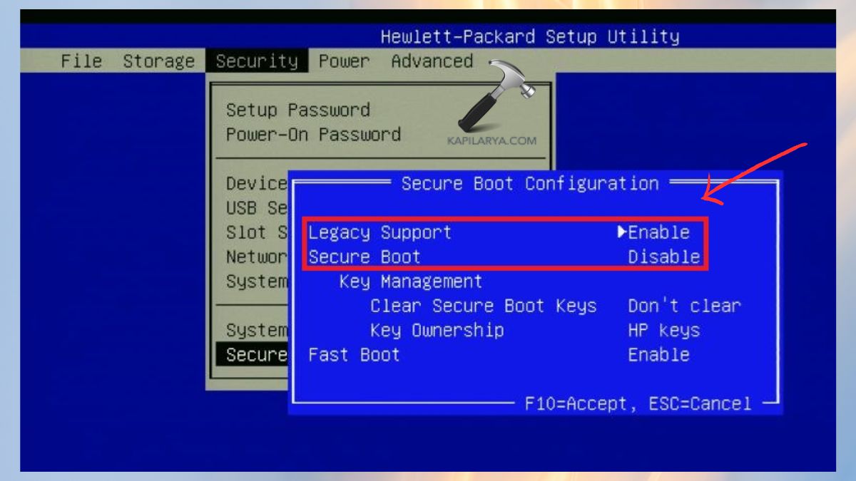 Disable Secure Boot Fix Secure Boot Violation, Invalid signature detected