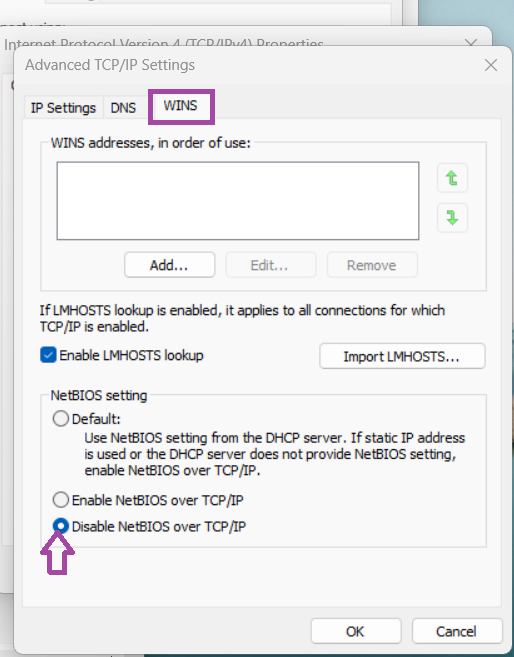 Désactiver la découverte automatique du proxy Web (WPAD) dans Windows 11