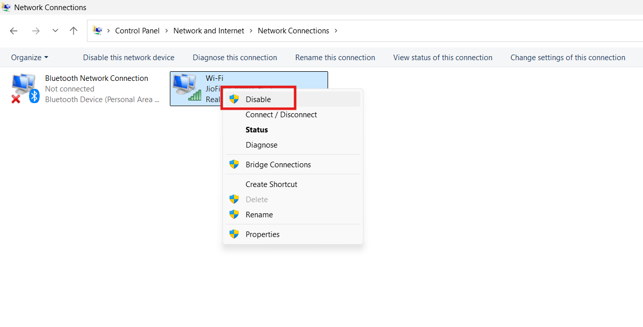 Disable Wifi: WLAN Extensibility Module has stopped unexpectedly