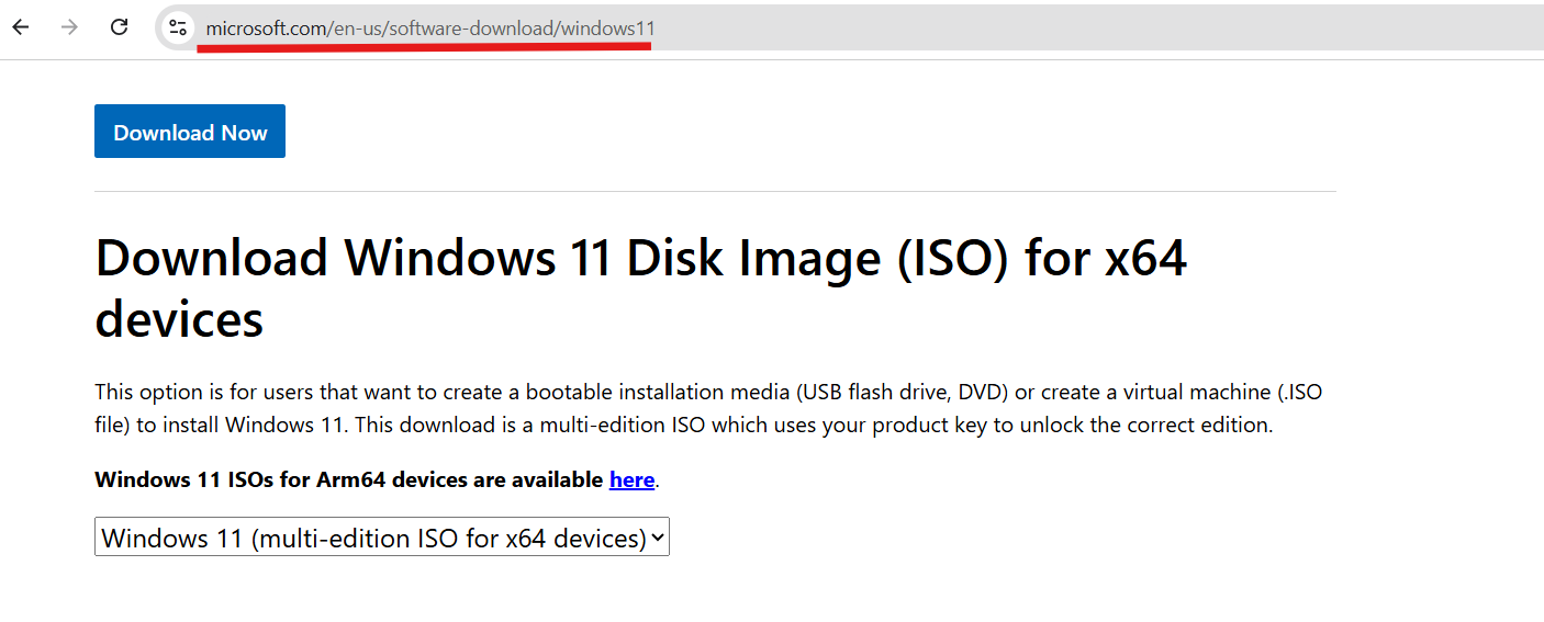 Download Windows 11 ISO