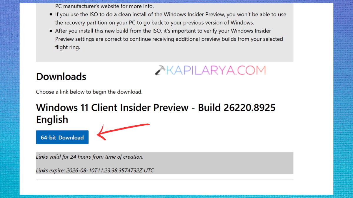 Download windows 11 client insider preview