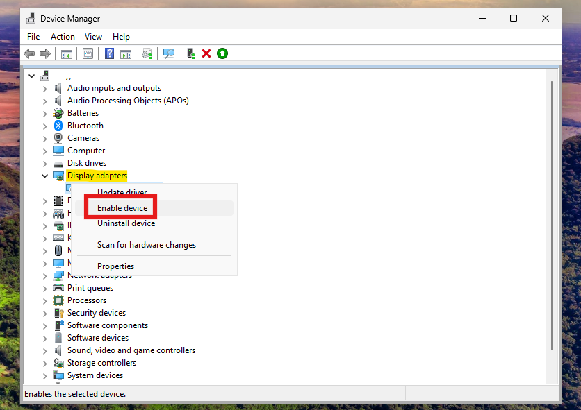 Enable GPU: Windows 11 PC using CPU instead of GPU