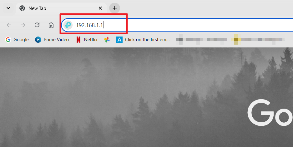 Login to router