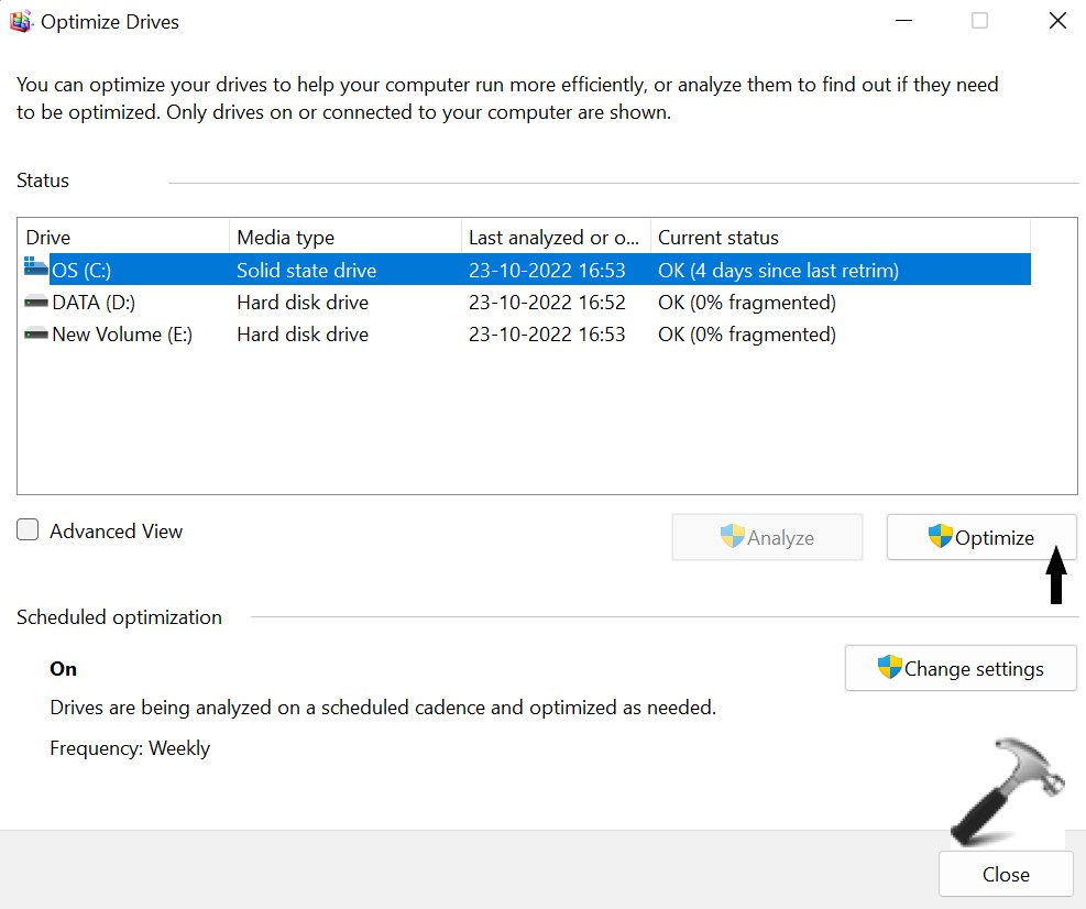 Fix High Memory Usage In Windows