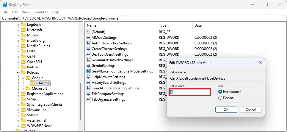 Create DWORD Values