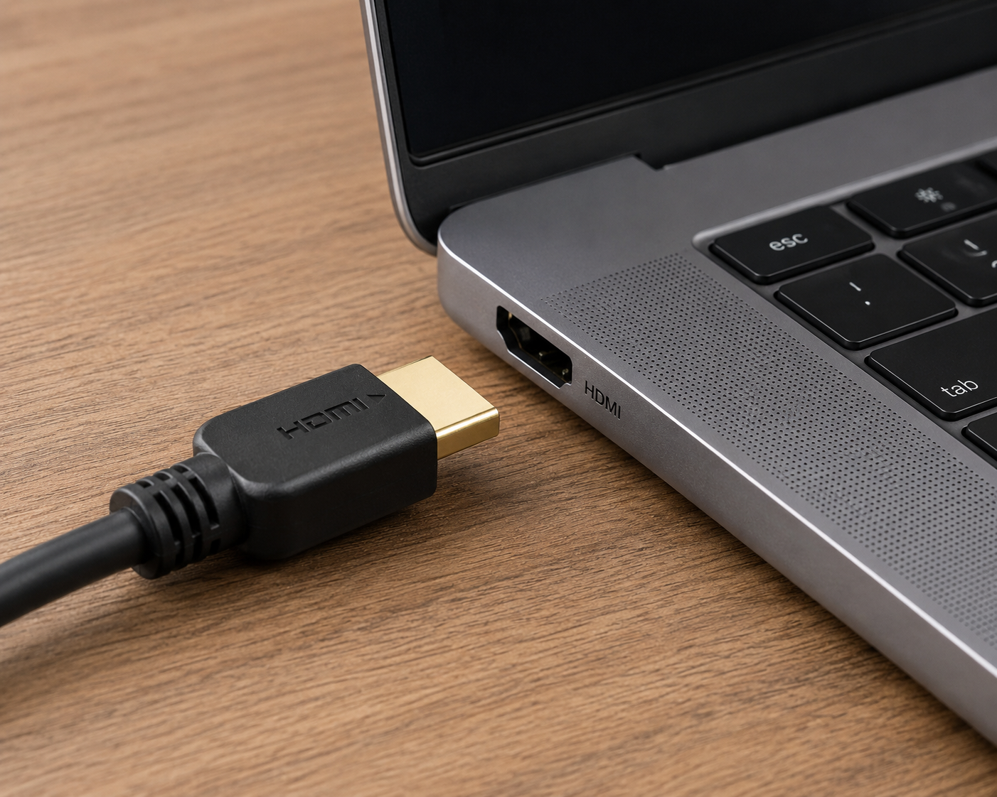 Check that the HDMI or DisplayPort cable: Black Screen Problem Windows 11