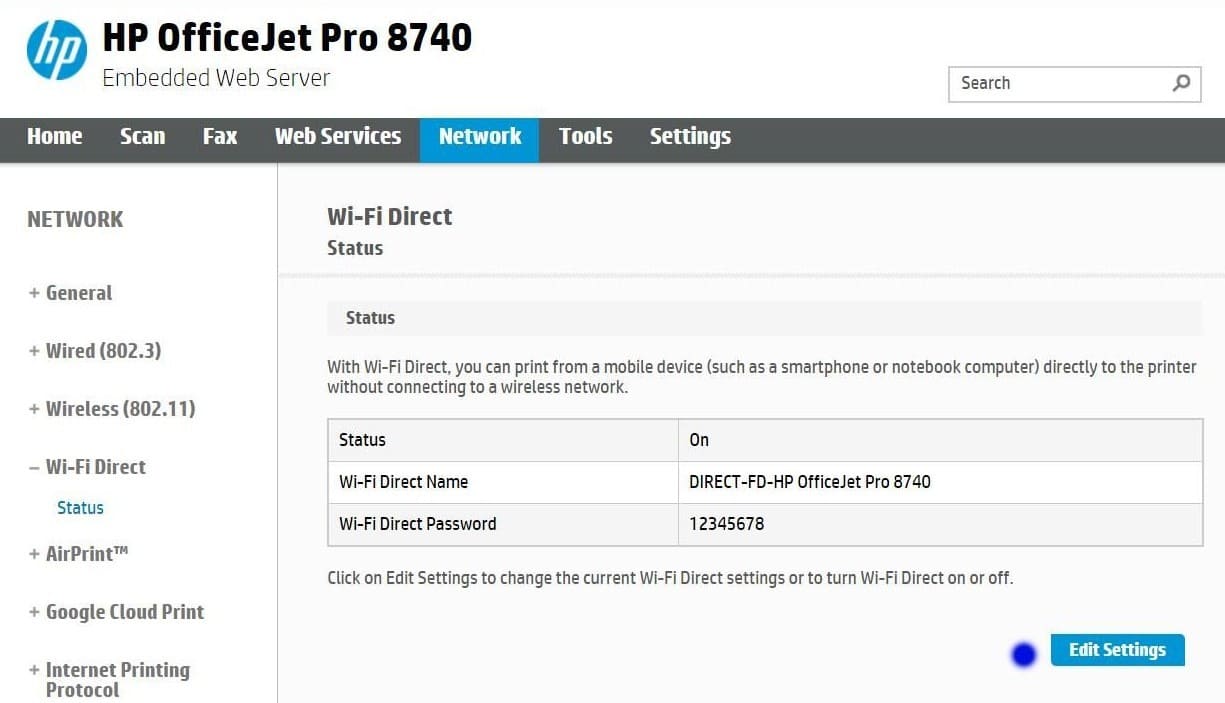 HP Printer: Set a Password for Printer in Windows 11
