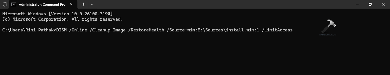 Variant of limiting access