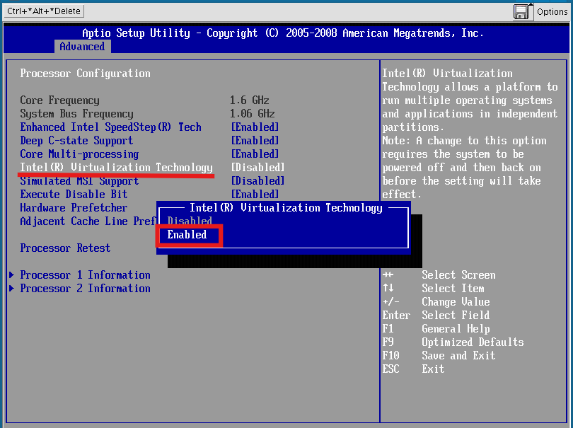 Intel VT: VMSP service failed to start in Windows 11
