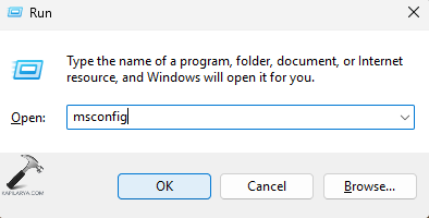 Opening System Configuration