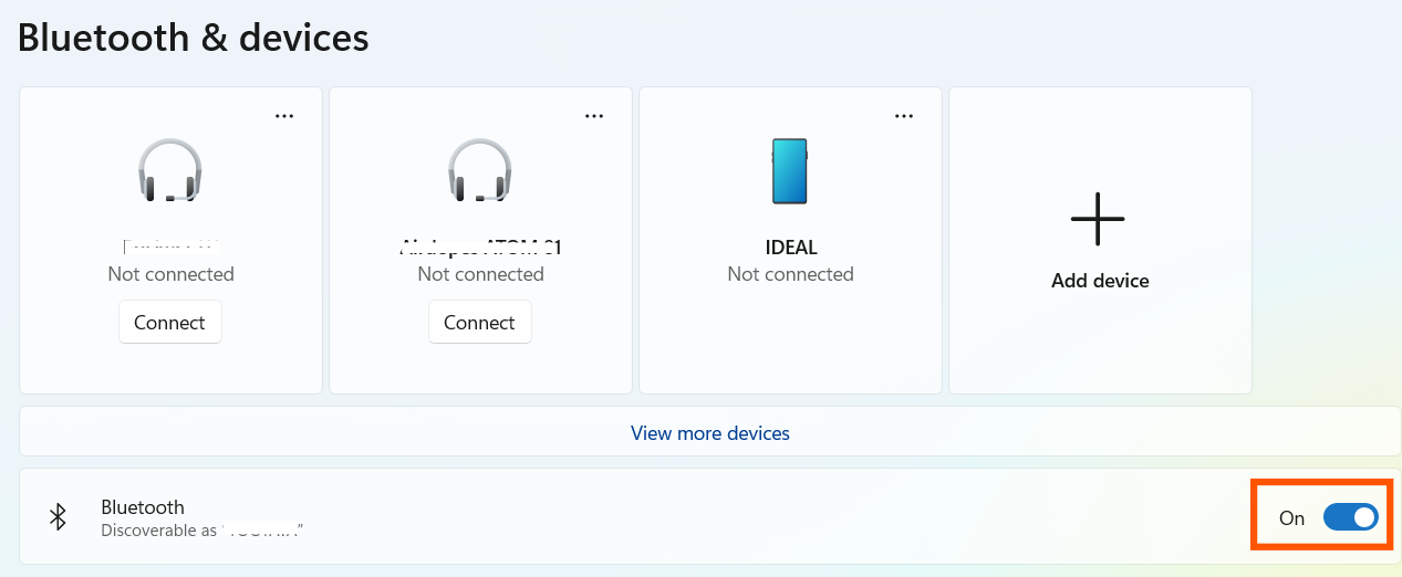 Make Sure Bluetooth Is Enabled: Bluetooth problems in Windows 11
