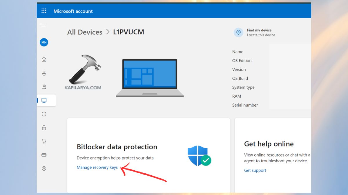 Manage Bitlocker Recover Keys