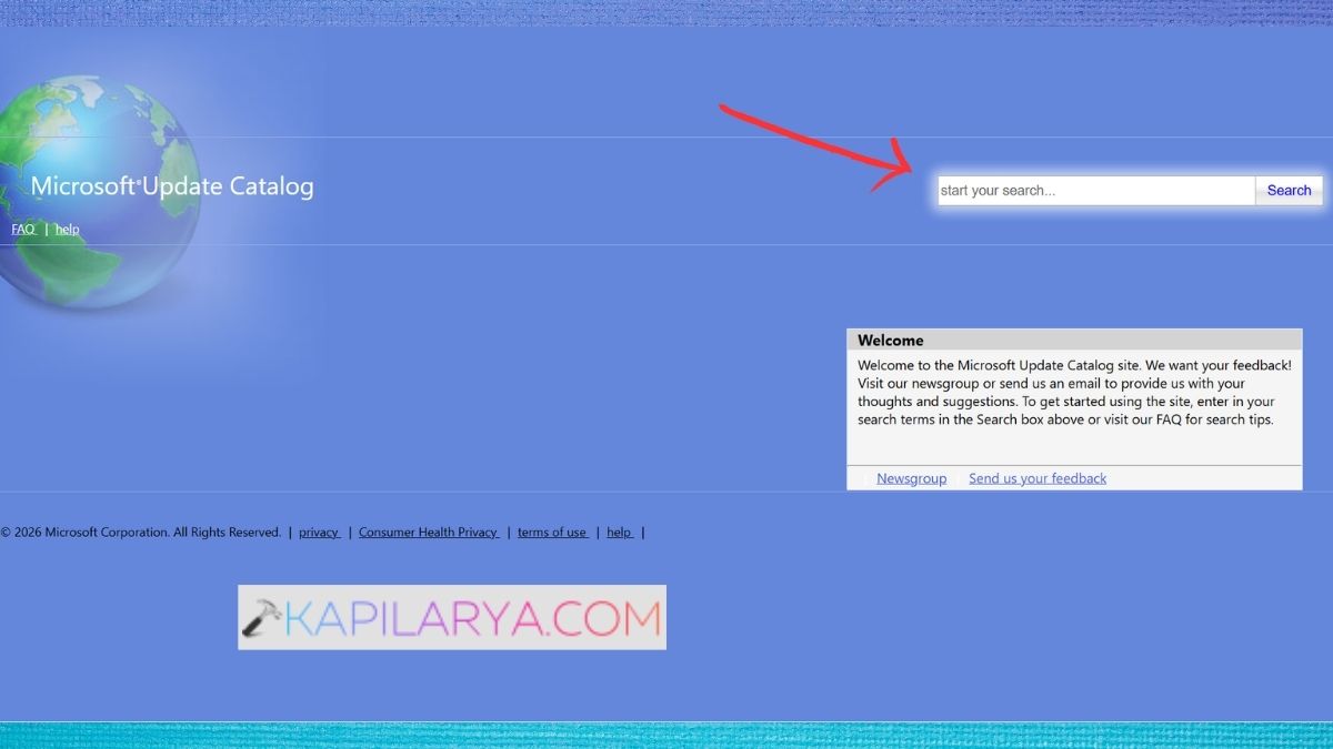 Microsoft Update Catalog