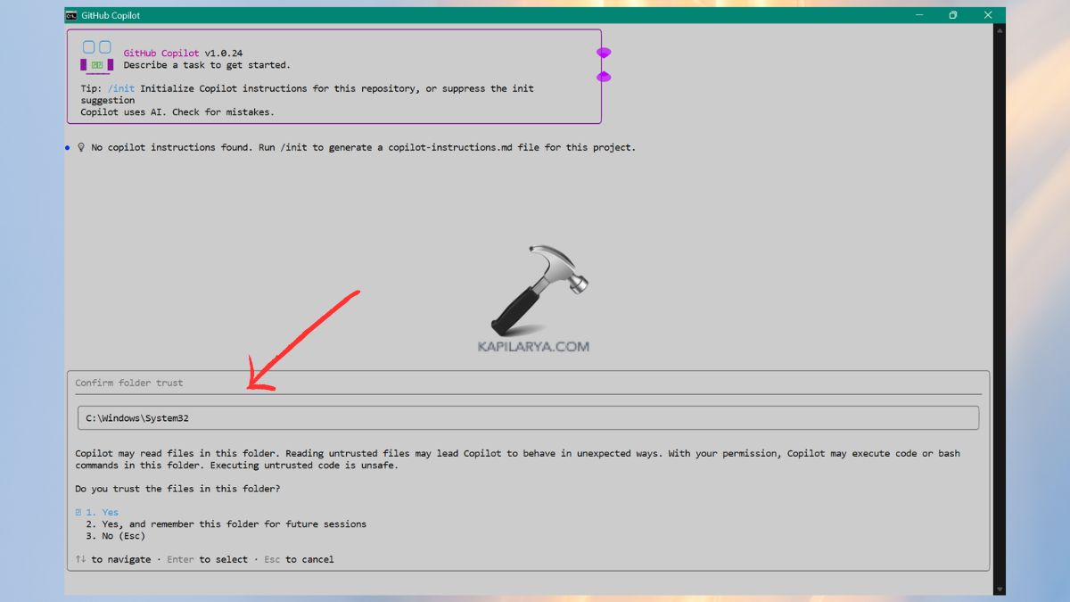 Open Github Copilot CLI