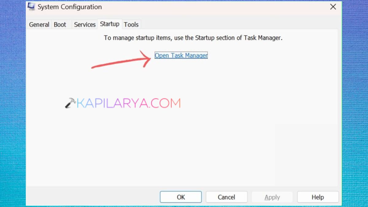 Open Task Manager