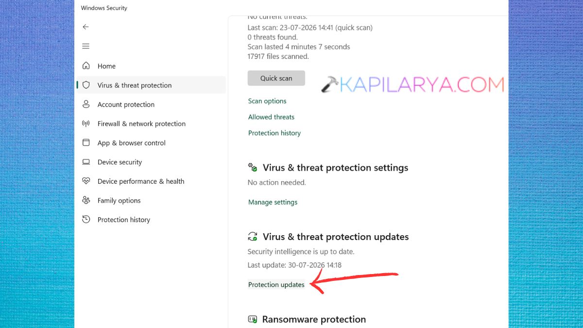 Protection updates