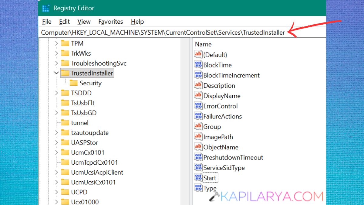 Repair Registry Entries Fix Windows Resource Protection could not start the repair service