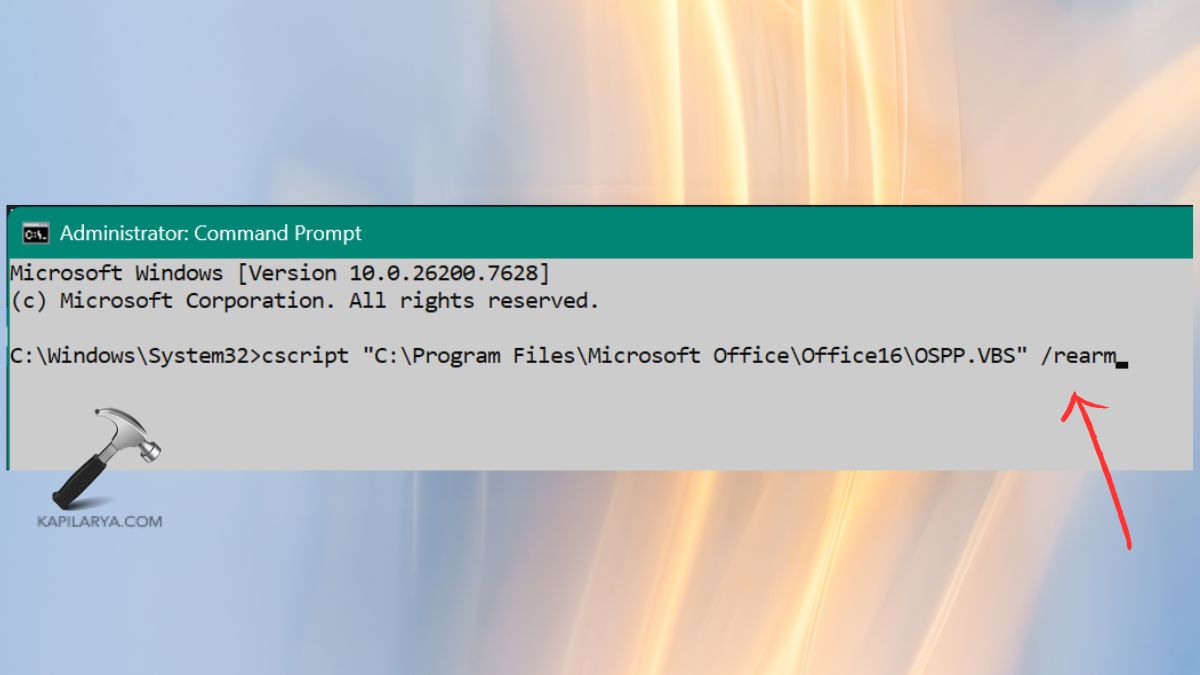 Reset Microsoft 365 Activation State with cmd