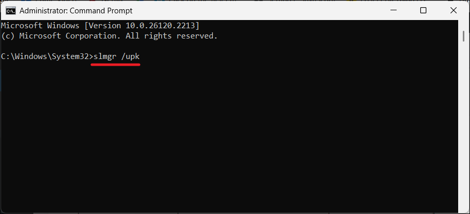 Reset Windows Activation