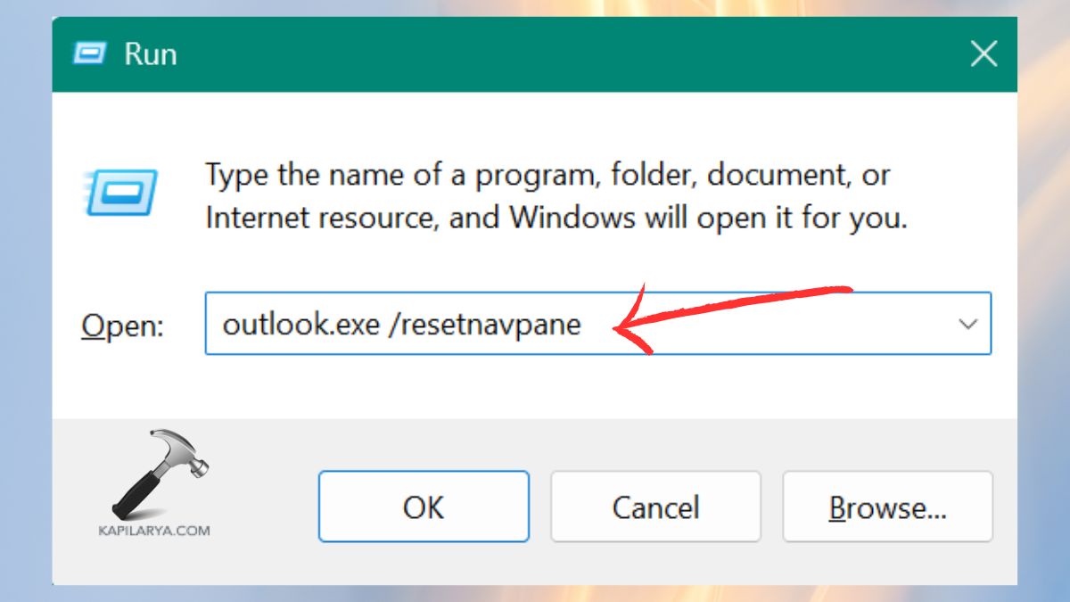 Reset the Outlook Navigation Pane to Fix Loading Issues