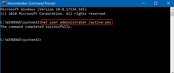 Enable Hidden Administrator Account: locked out of Windows 11 login screen