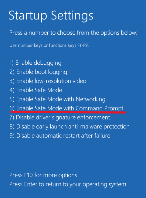 Restart with safe mode: deleted admin account in Windows 11