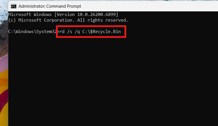 Restore Recycle Bin with CP