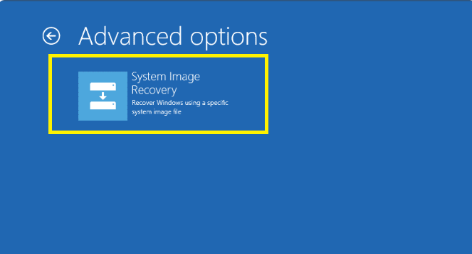 System Image Recovery