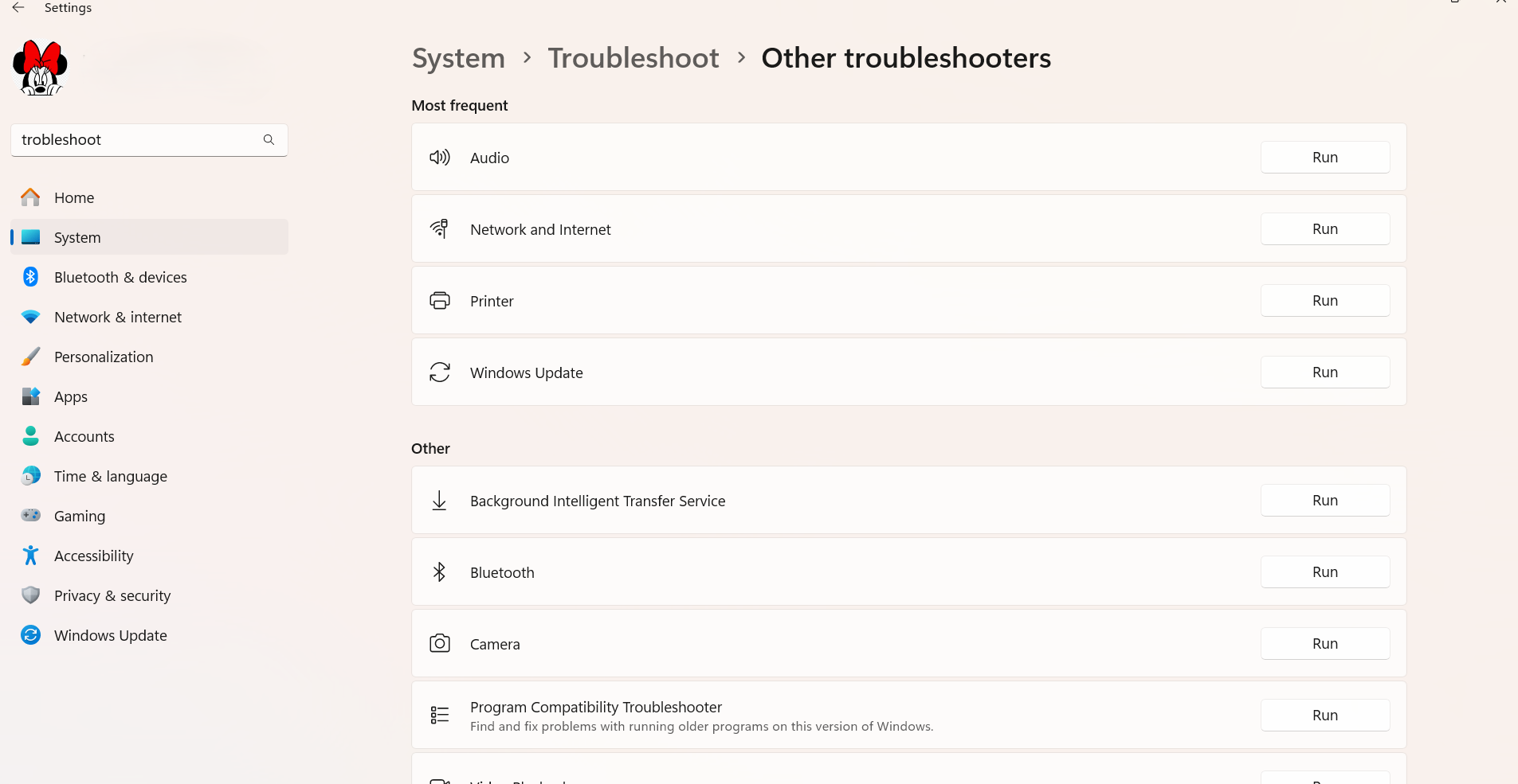 Troubleshoot other
