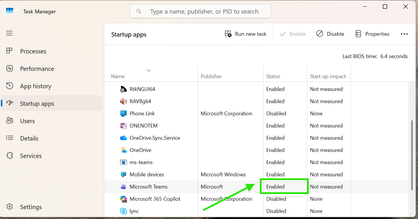 Disable it in Task Manager
