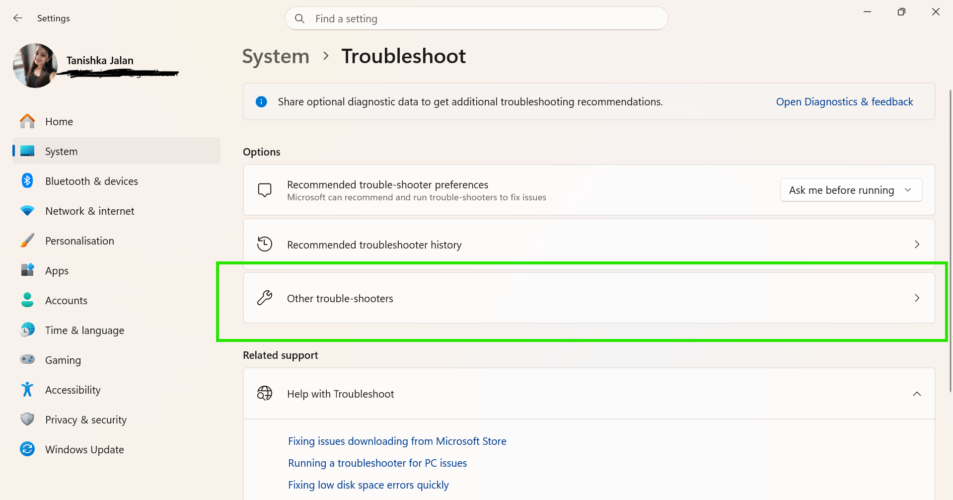 Troubleshoot