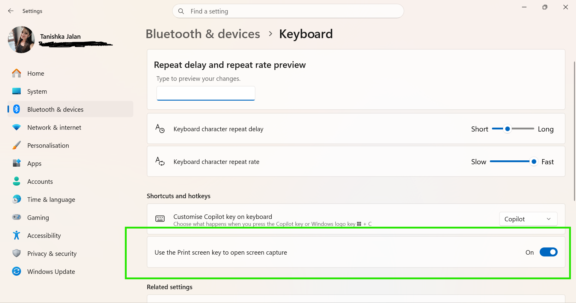Disable The Print Screen Shortcut