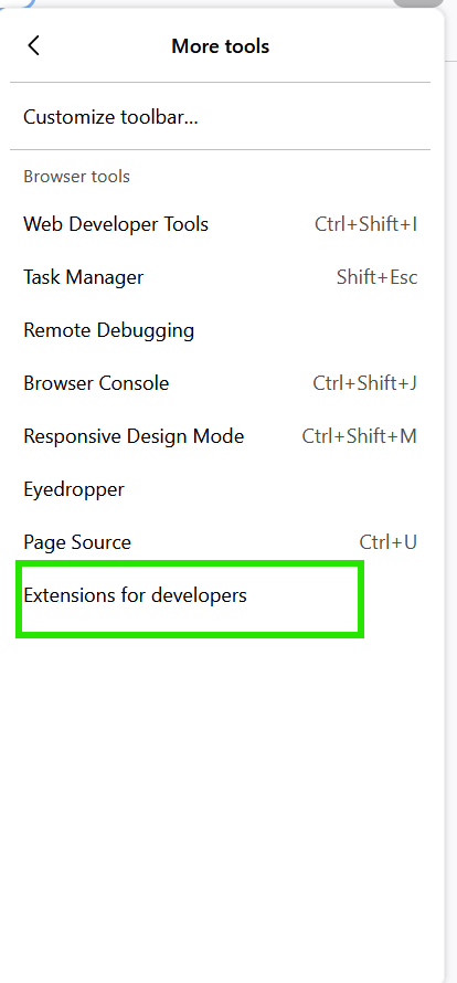 Add a VPN Extension