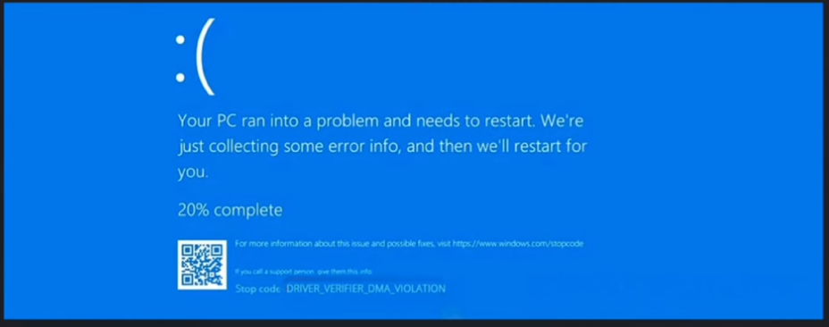 Driver Verifier IOManager Violation