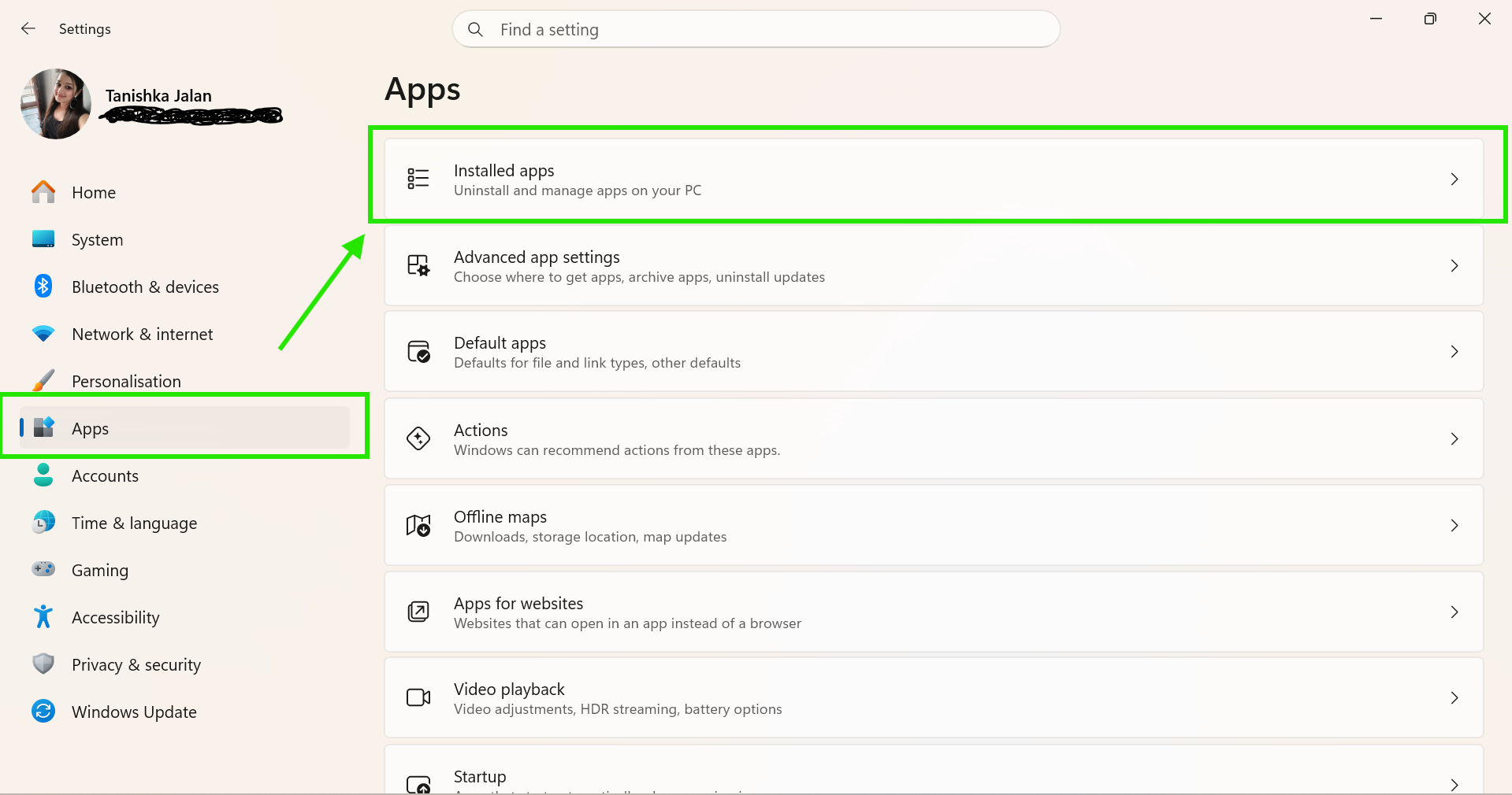 Uninstall Recently Installed Software