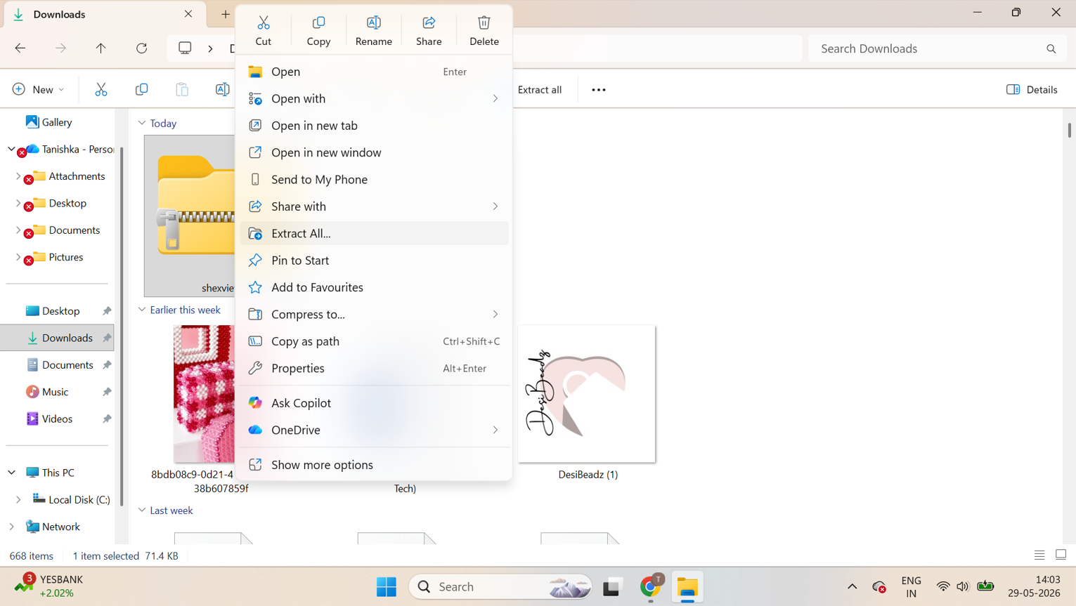 Disable Faulty Shell Extensions