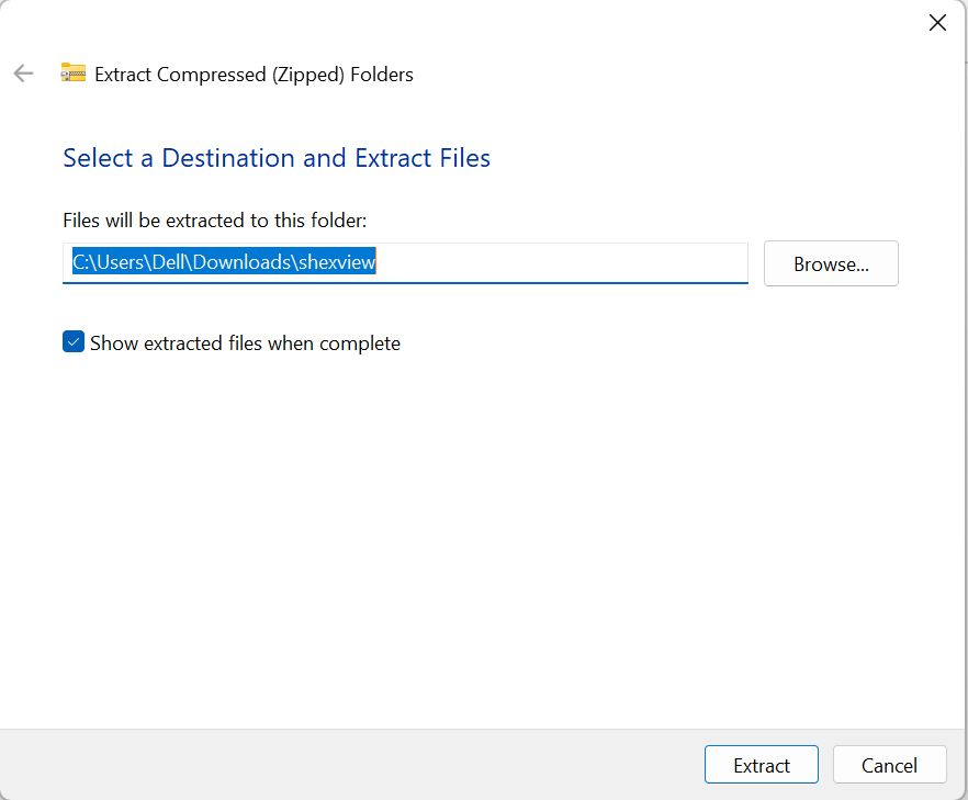 Disable Faulty Shell Extensions