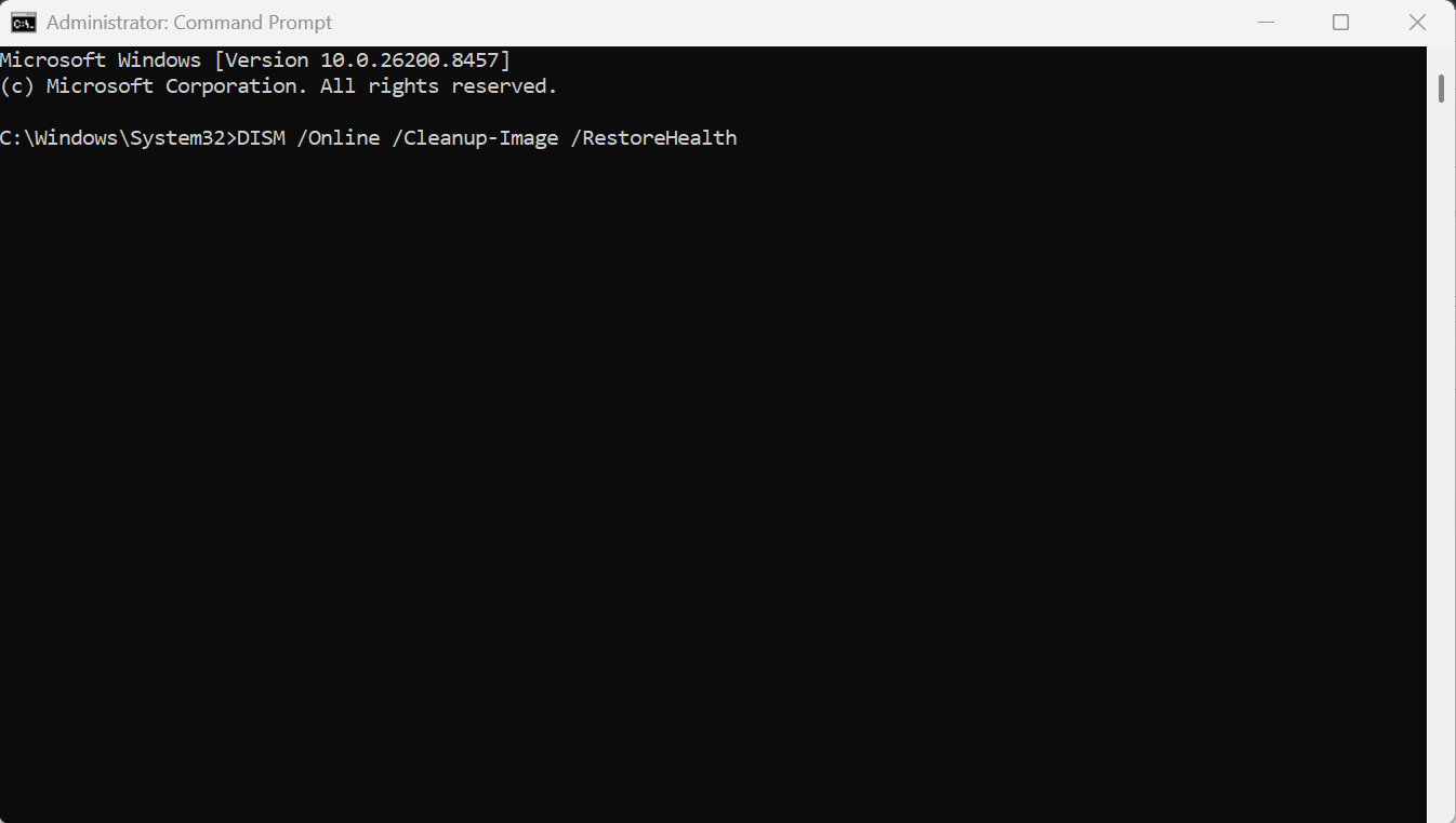 Repair Corrupted System Files Using SFC and DISM